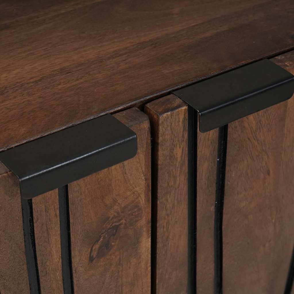 Buffet Marron 60 x 33 x 100 cm bois de manguier massif - XIOS