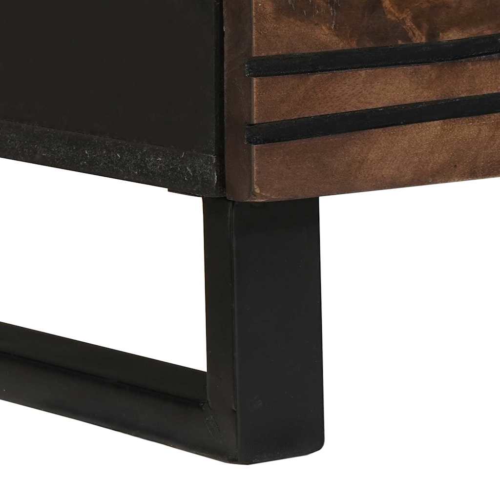 Buffet Marron 60 x 33 x 100 cm bois de manguier massif - XIOS