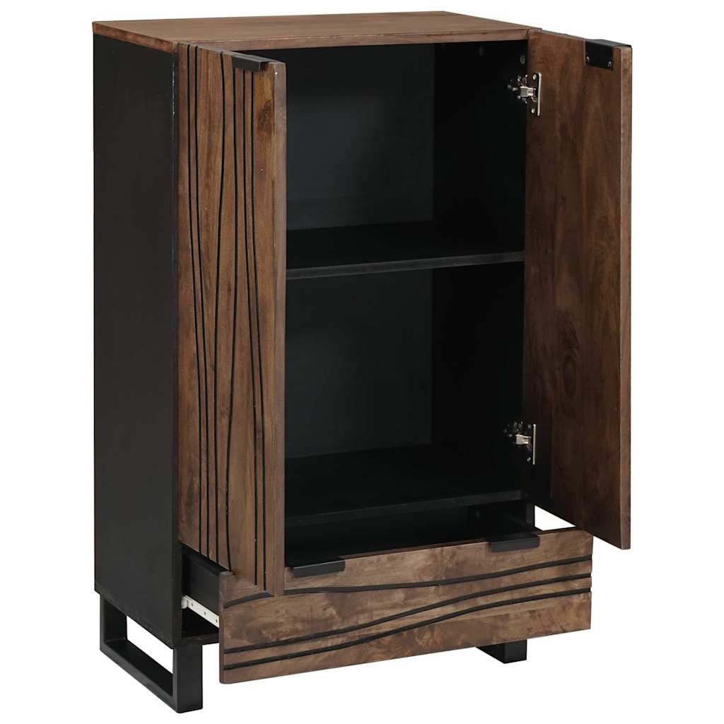 Buffet Marron 60 x 33 x 100 cm bois de manguier massif - XIOS
