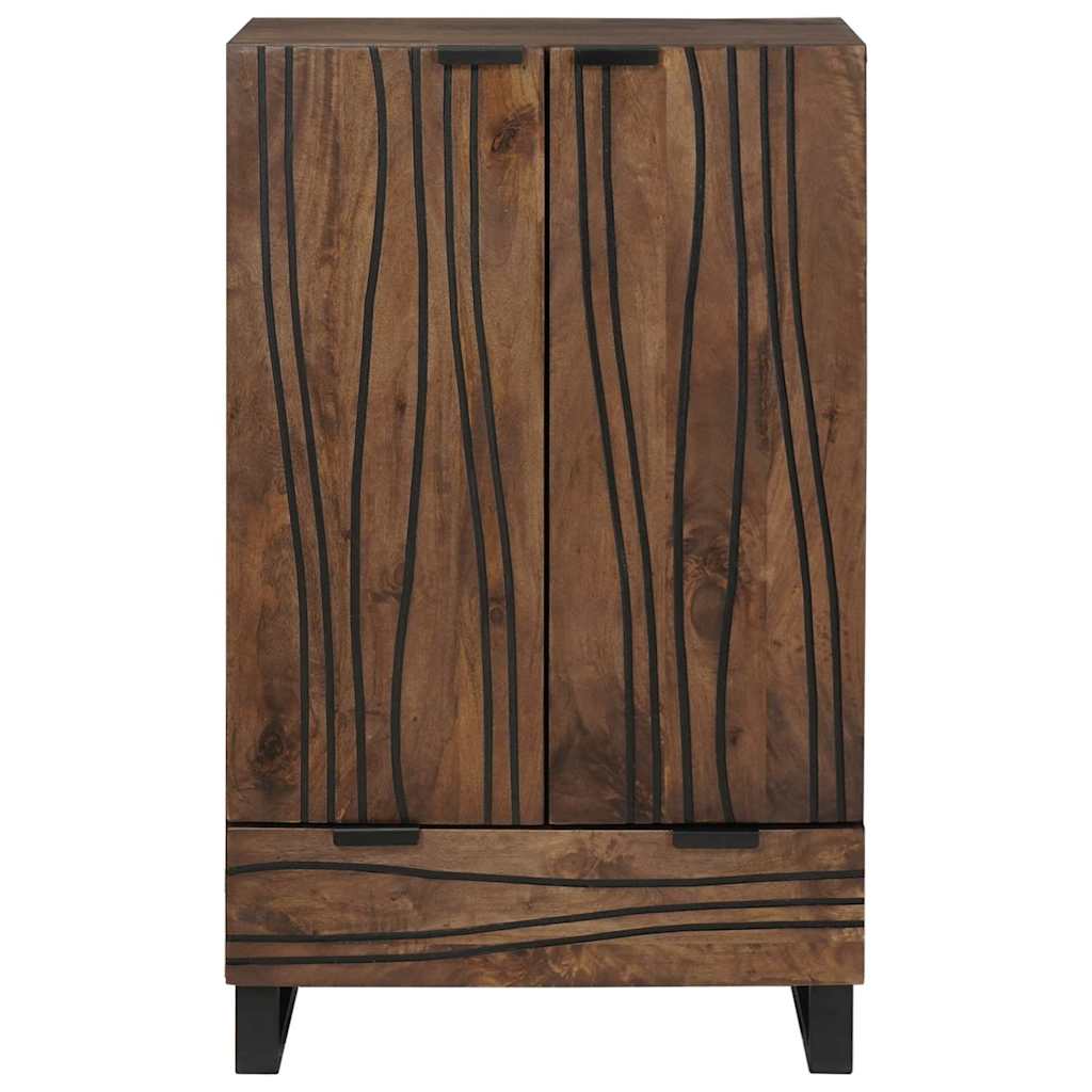 Buffet Marron 60 x 33 x 100 cm bois de manguier massif - XIOS