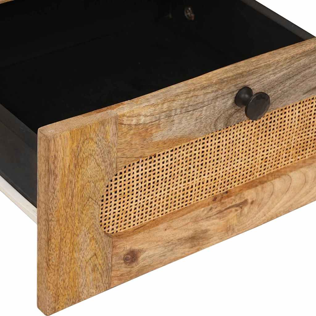 Cabinet de chevet avec tiroir 2 pcs Naturel 40 x 33,5 x 46 cm - XIOS