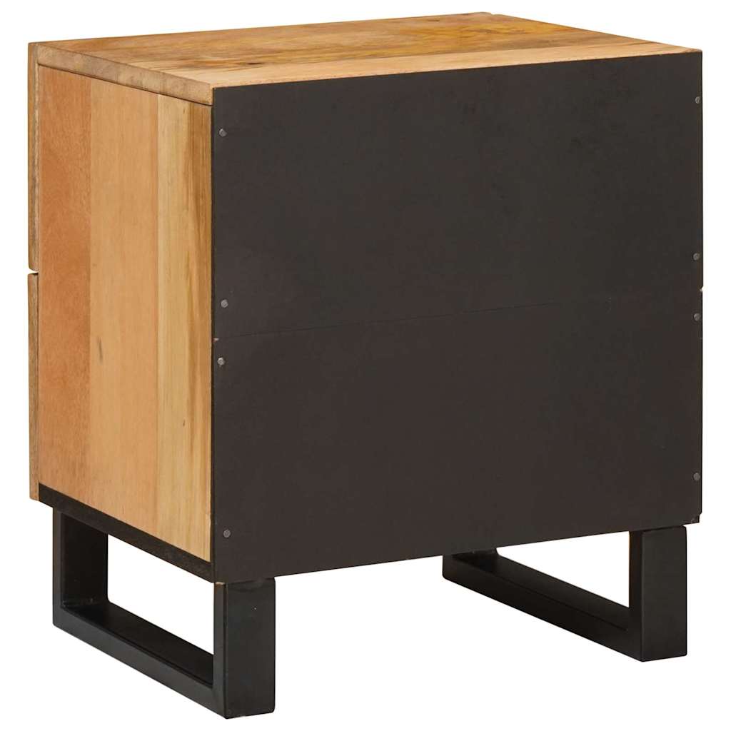 Cabinet de chevet avec tiroir 2 pcs Naturel 40 x 33,5 x 46 cm - XIOS