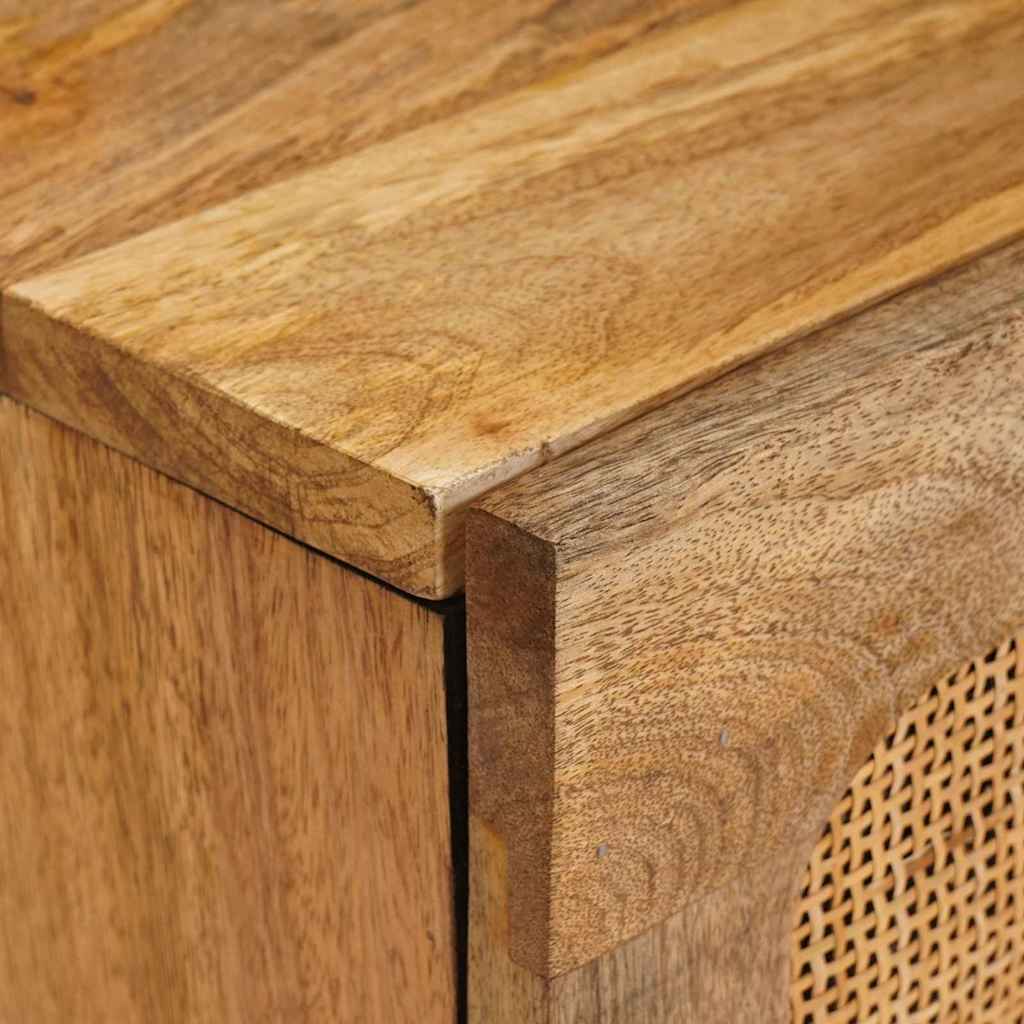 Meuble TV Marron 105 x 33,5 x 46 cm Bois de mangue massif - XIOS