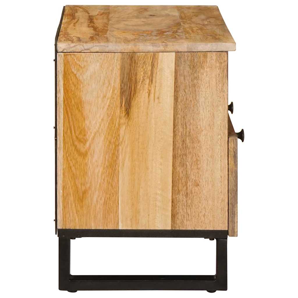 Meuble TV Marron 70 x 33 x 46 cm Bois de mangue massif - XIOS