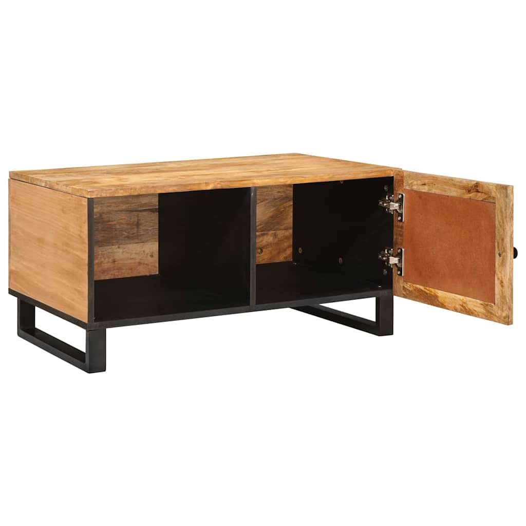 Table basse Naturel 80 x 50 x 40 cm Bois de mangue massif - XIOS