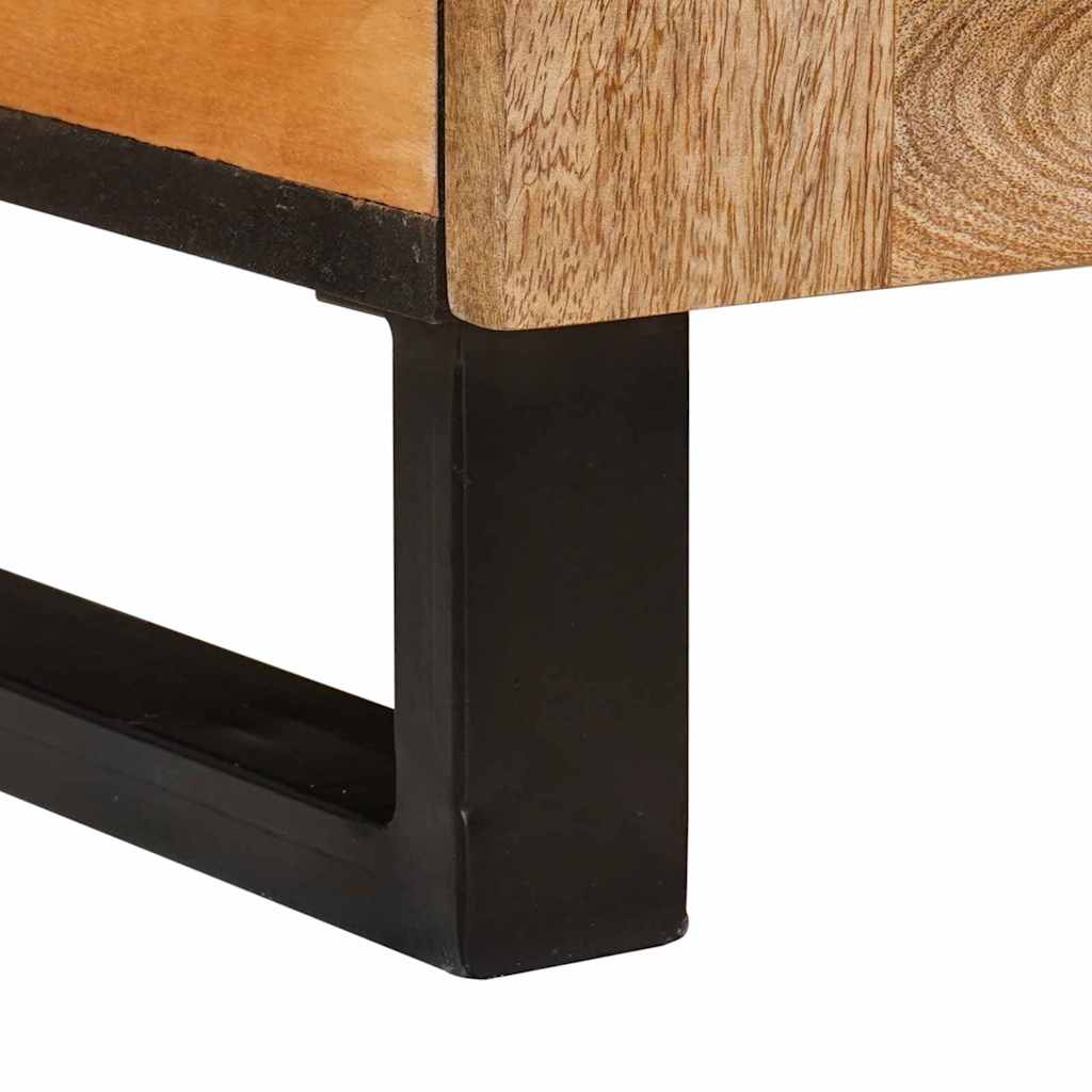 Table basse Naturel 80 x 50 x 40 cm Bois de mangue massif