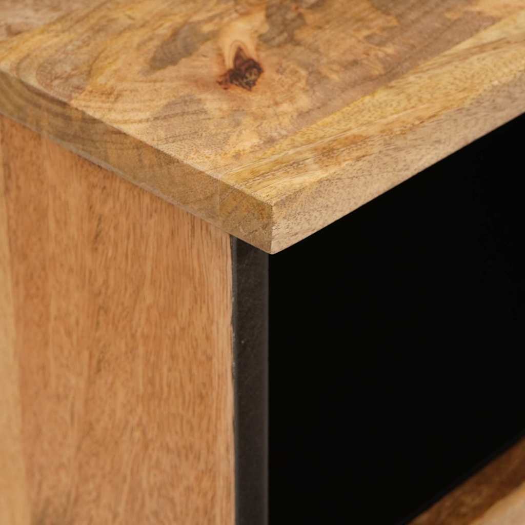 Cabinet de chevet avec tiroir 2 pcs Naturel 40 x 33 x 46 cm