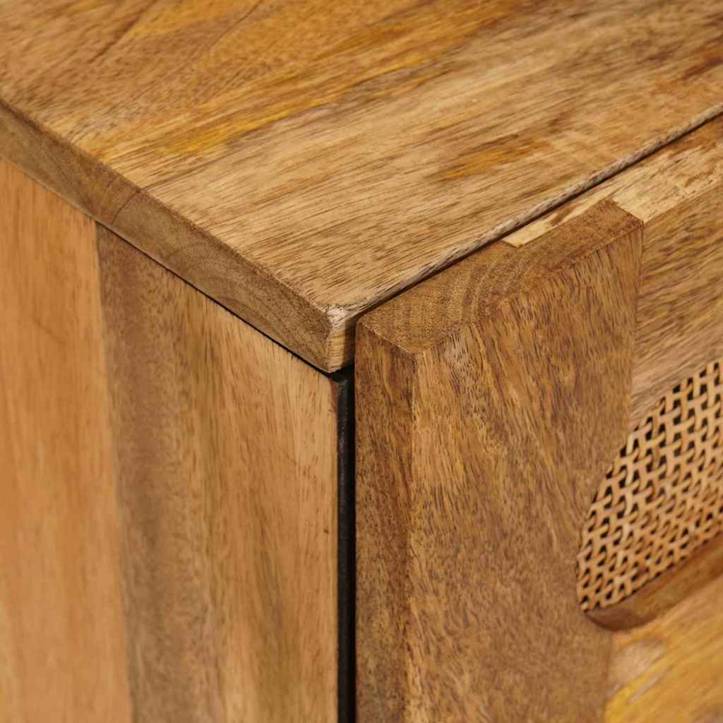 Cabinet de chevet Naturel 50 x 33 x 60 cm Bois de mangue massif