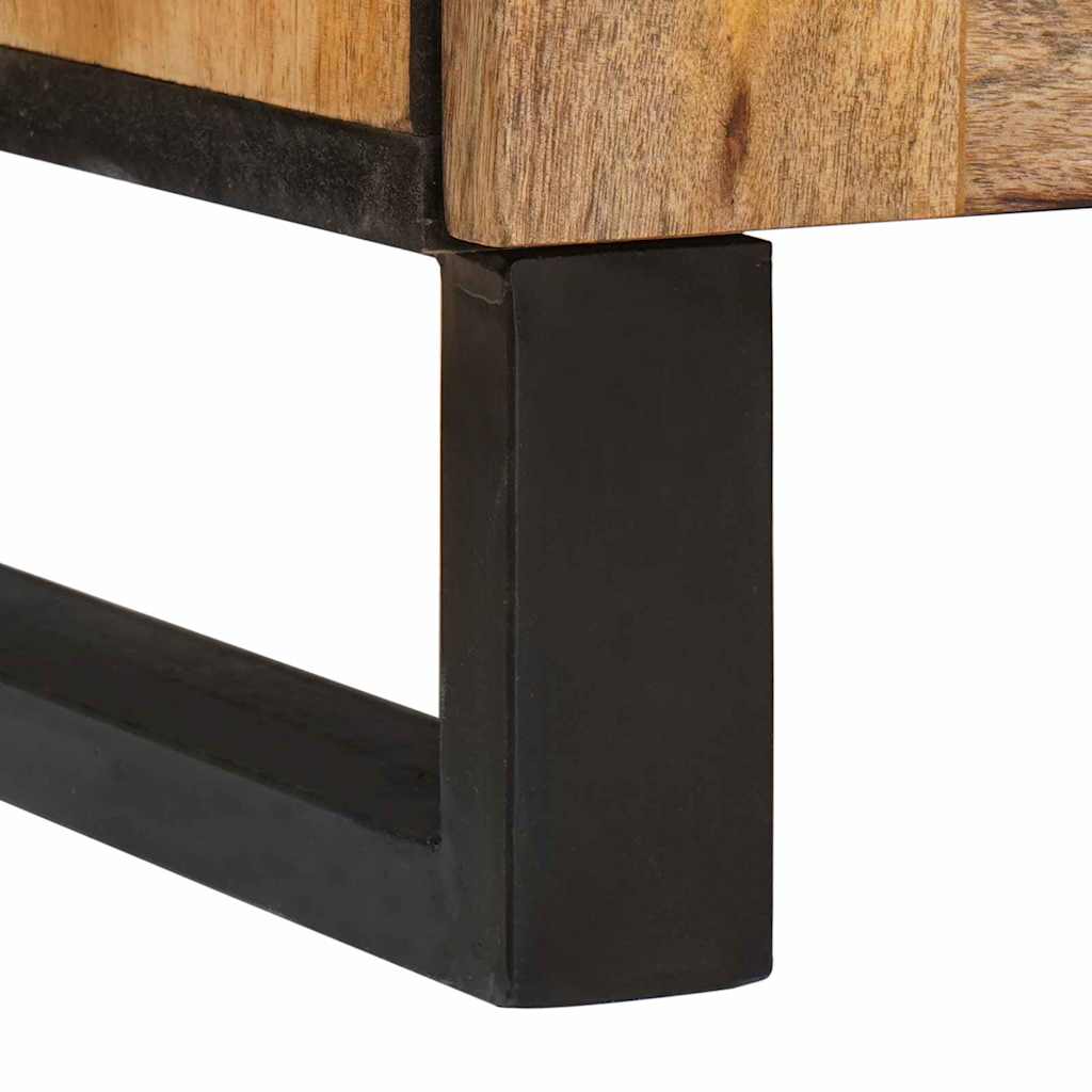 Cabinet de chevet Naturel 50 x 33 x 60 cm Bois de mangue massif - XIOS