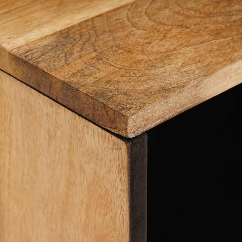 Meuble TV Marron 80 x 33 x 46 cm Bois de mangue massif - XIOS