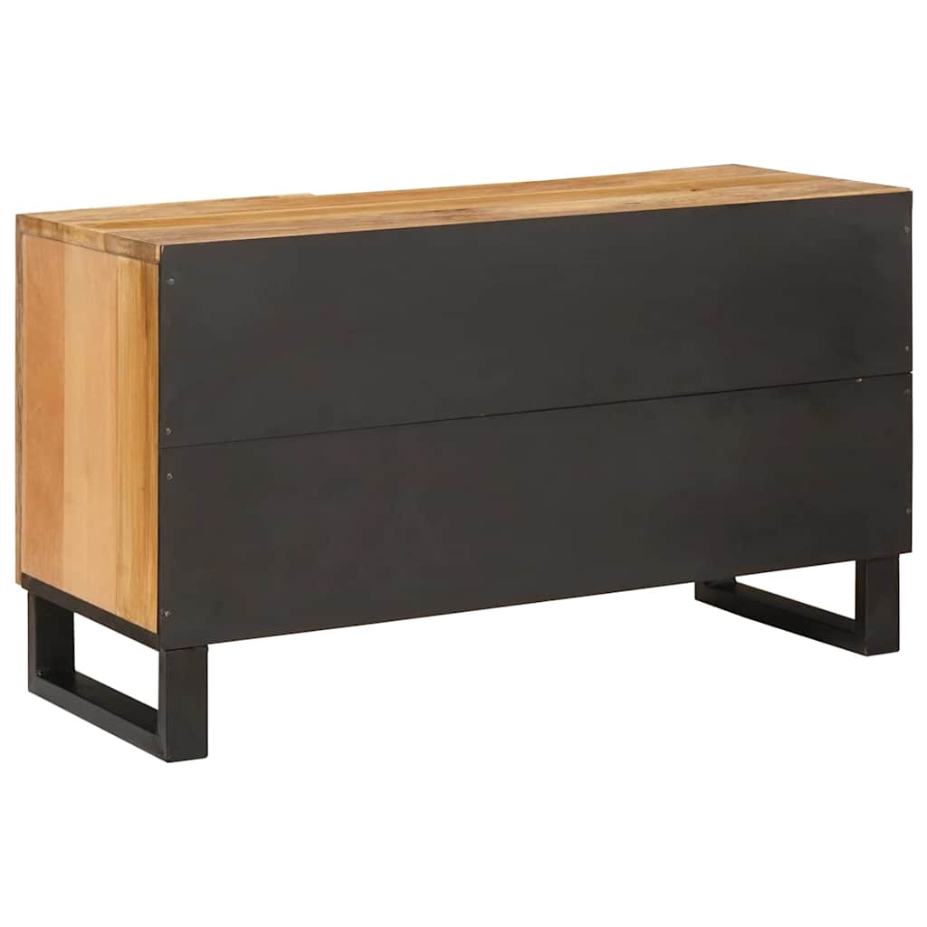 Meuble TV Marron 80 x 33 x 46 cm Bois de mangue massif - XIOS