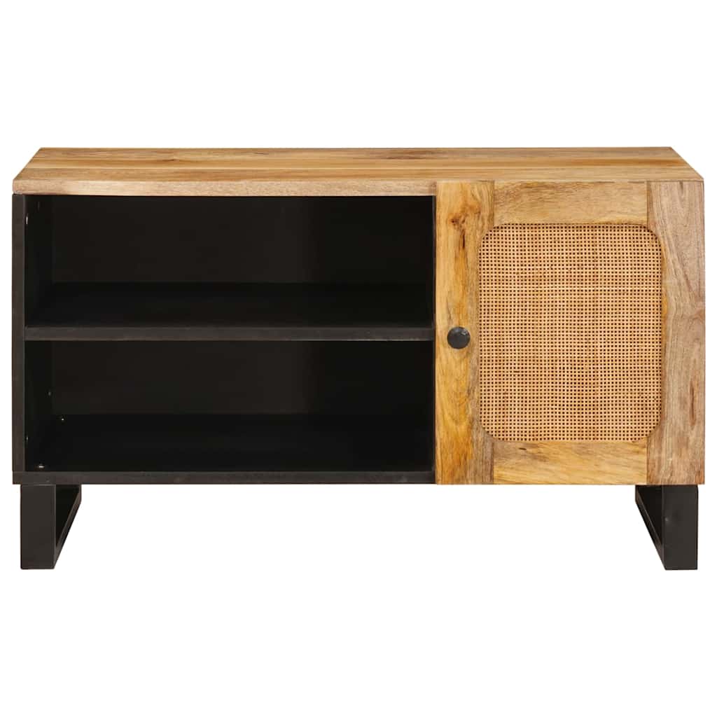 Meuble TV Marron 80 x 33 x 46 cm Bois de mangue massif - XIOS