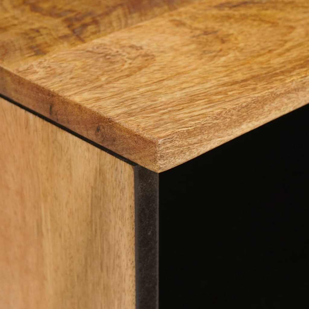 Meuble TV Marron 100 x 33,5 x 46 cm Bois de mangue massif - XIOS