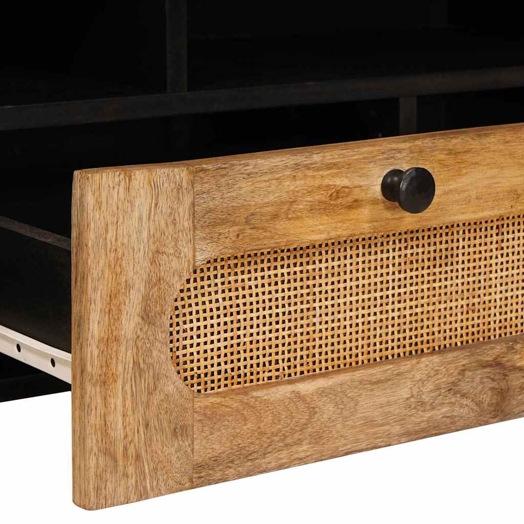 Meuble TV Marron 100 x 33,5 x 46 cm Bois de mangue massif - XIOS