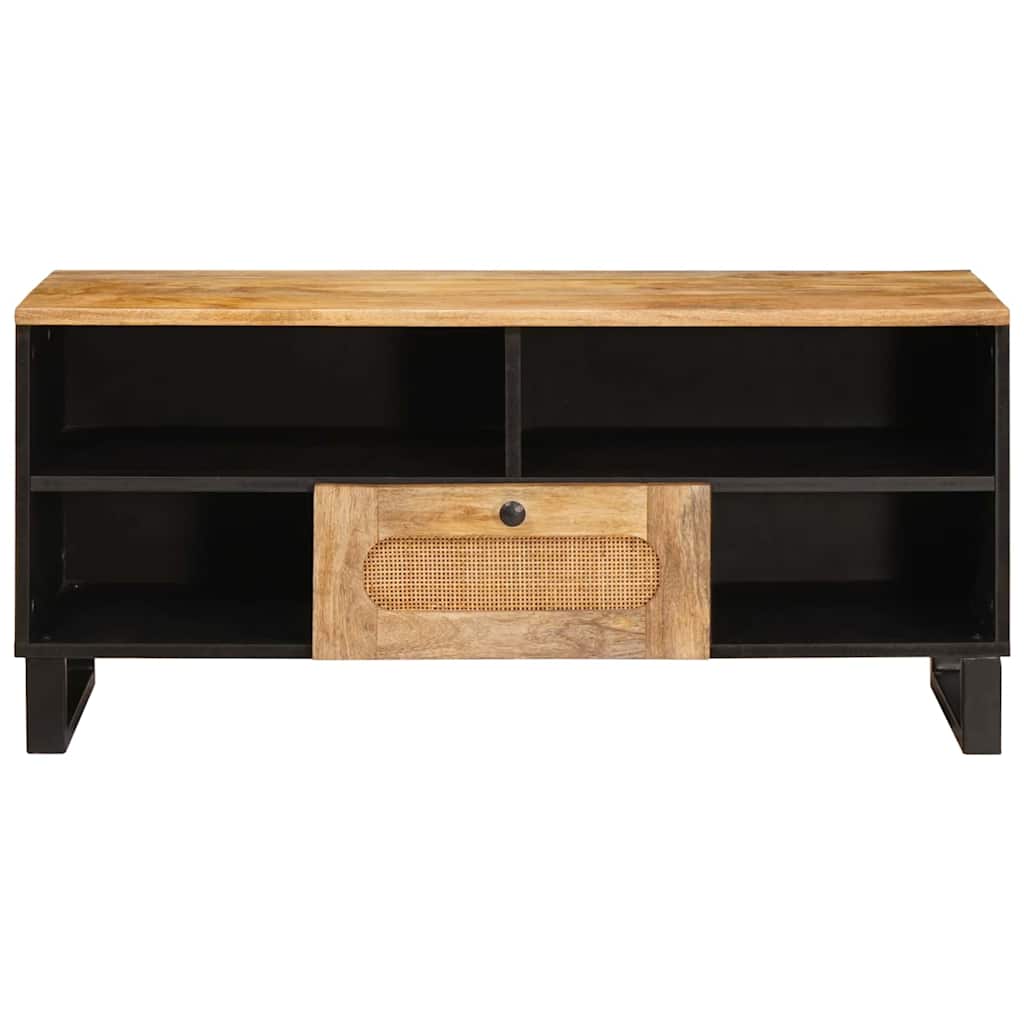 Meuble TV Marron 100 x 33 x 46 cm Bois de mangue massif - XIOS