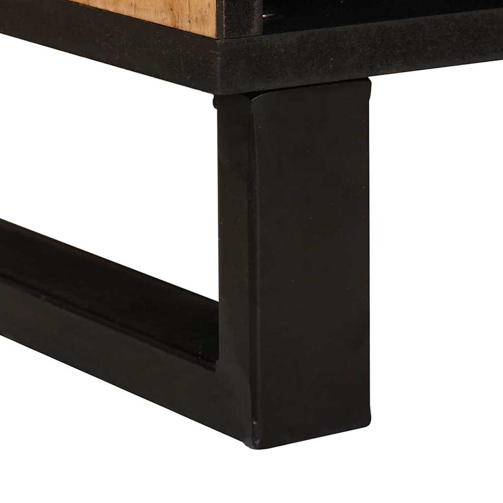 Meuble TV Marron 80 x 33 x 46 cm Bois de mangue massif - XIOS