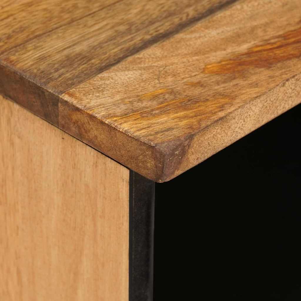 Meuble TV Marron 80 x 33 x 46 cm Bois de mangue massif - XIOS