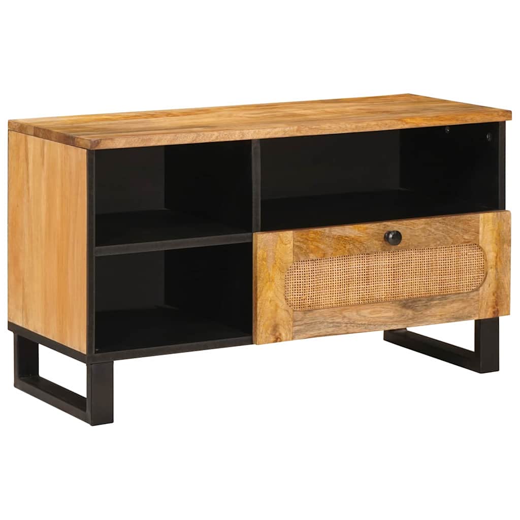 Meuble TV Marron 80 x 33 x 46 cm Bois de mangue massif - XIOS
