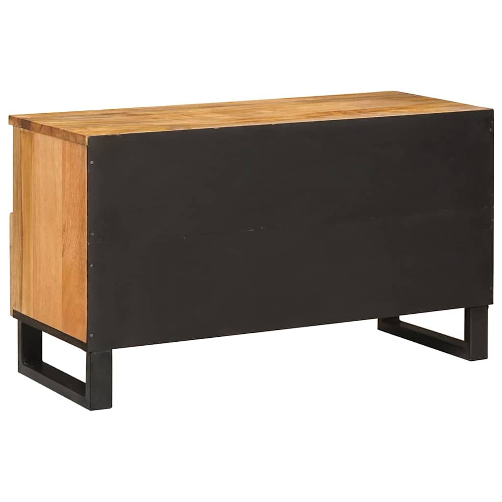 Meuble TV Marron 80 x 33 x 46 cm Bois de mangue massif - XIOS