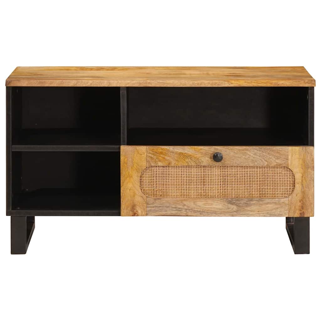 Meuble TV Marron 80 x 33 x 46 cm Bois de mangue massif - XIOS
