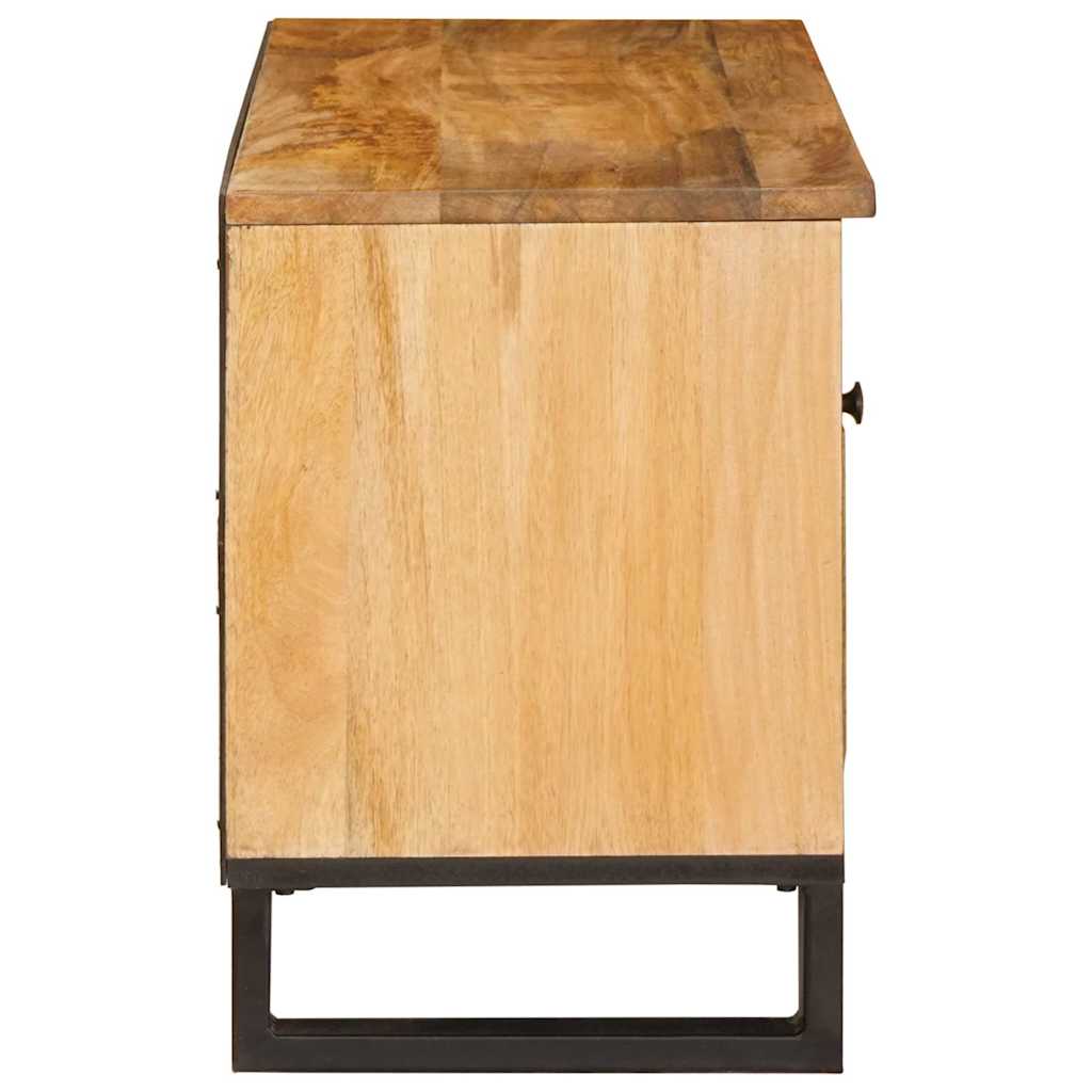 Meuble TV Marron 80 x 33,5 x 46 cm Bois de mangue massif - XIOS