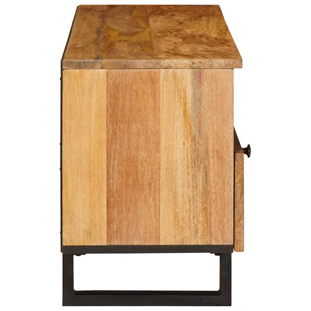 Meuble TV Marron 100 x 33 x 46 cm Bois de mangue massif - XIOS
