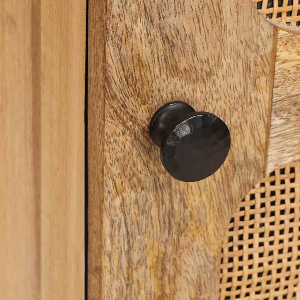 Buffet avec porte Marron 40 x 33 x 75 cm Bois de mangue massif - XIOS