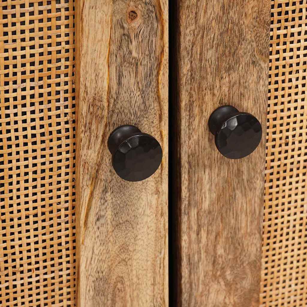 Buffet avec porte Marron 60 x 33 x 75 cm Bois de mangue massif - XIOS