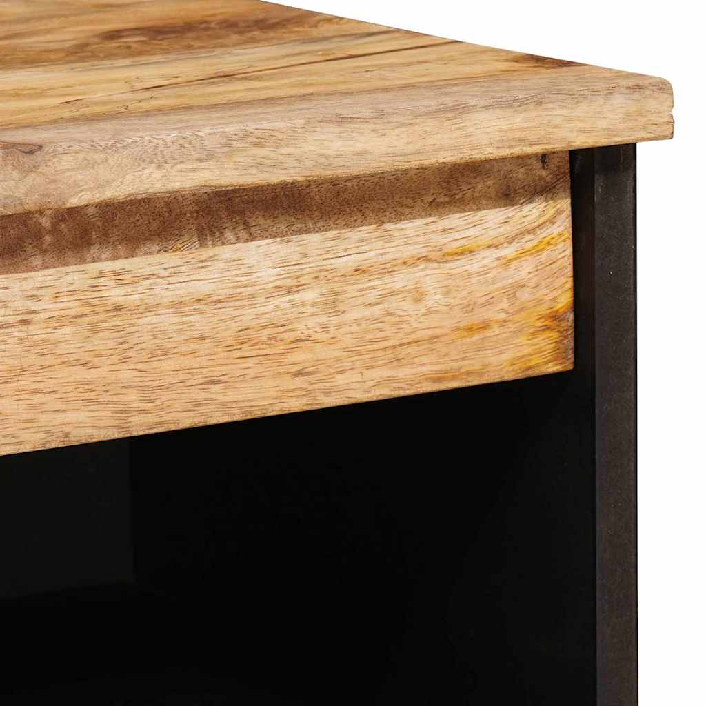 Buffet avec porte Marron 60 x 33 x 75 cm Bois de mangue massif - XIOS