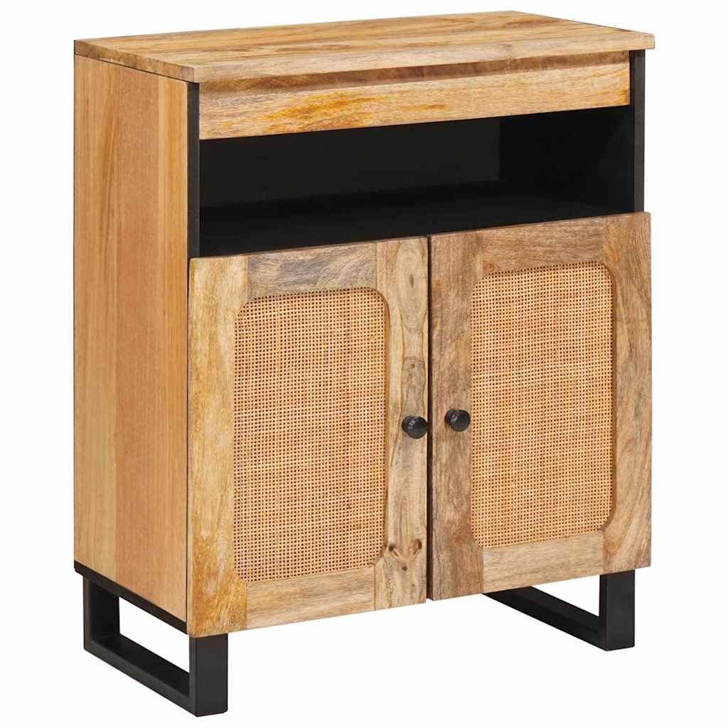 Buffet avec porte Marron 60 x 33 x 75 cm Bois de mangue massif - XIOS