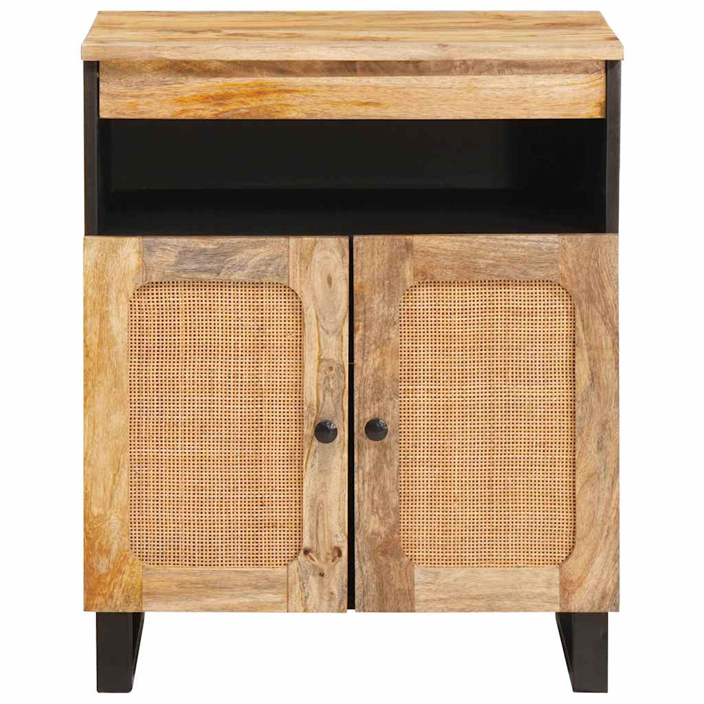 Buffet avec porte Marron 60 x 33 x 75 cm Bois de mangue massif - XIOS