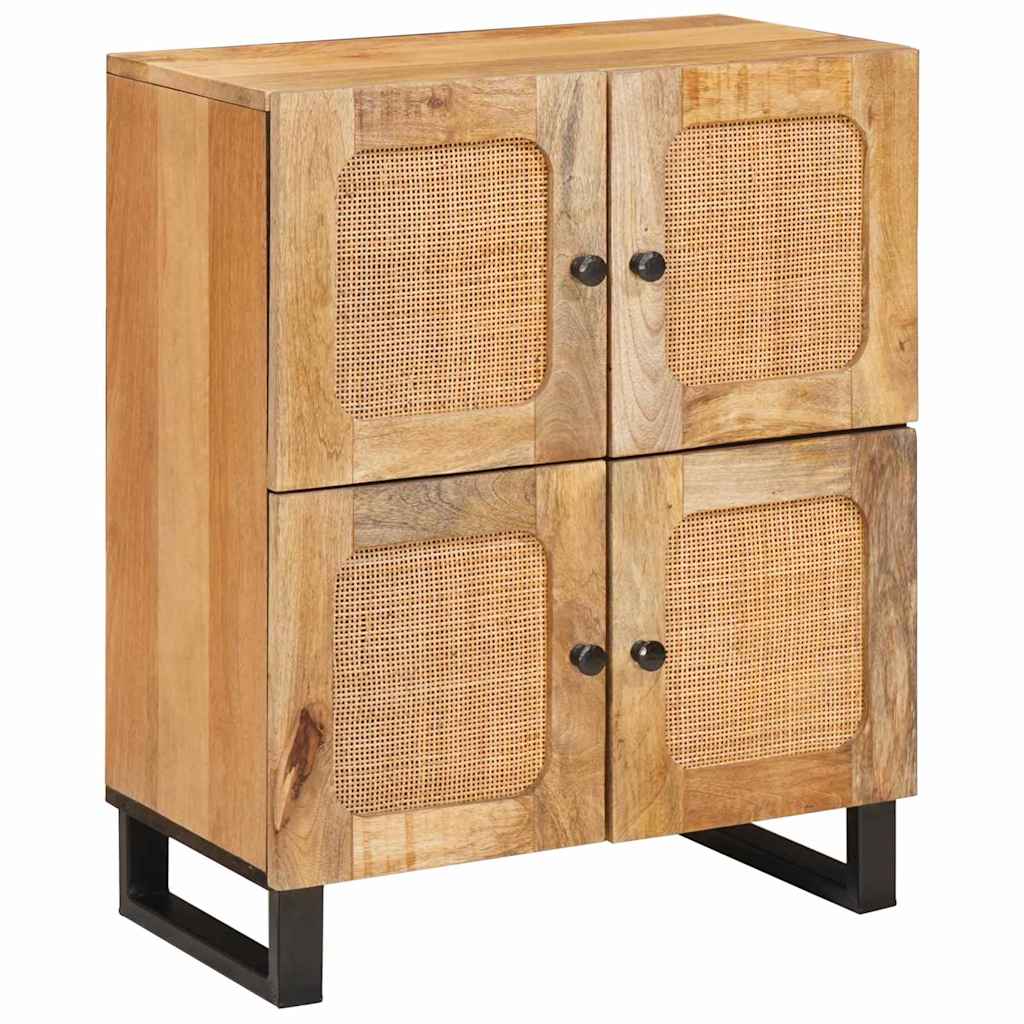 Buffet avec porte Marron 60 x 33 x 75 cm Bois de mangue massif - XIOS