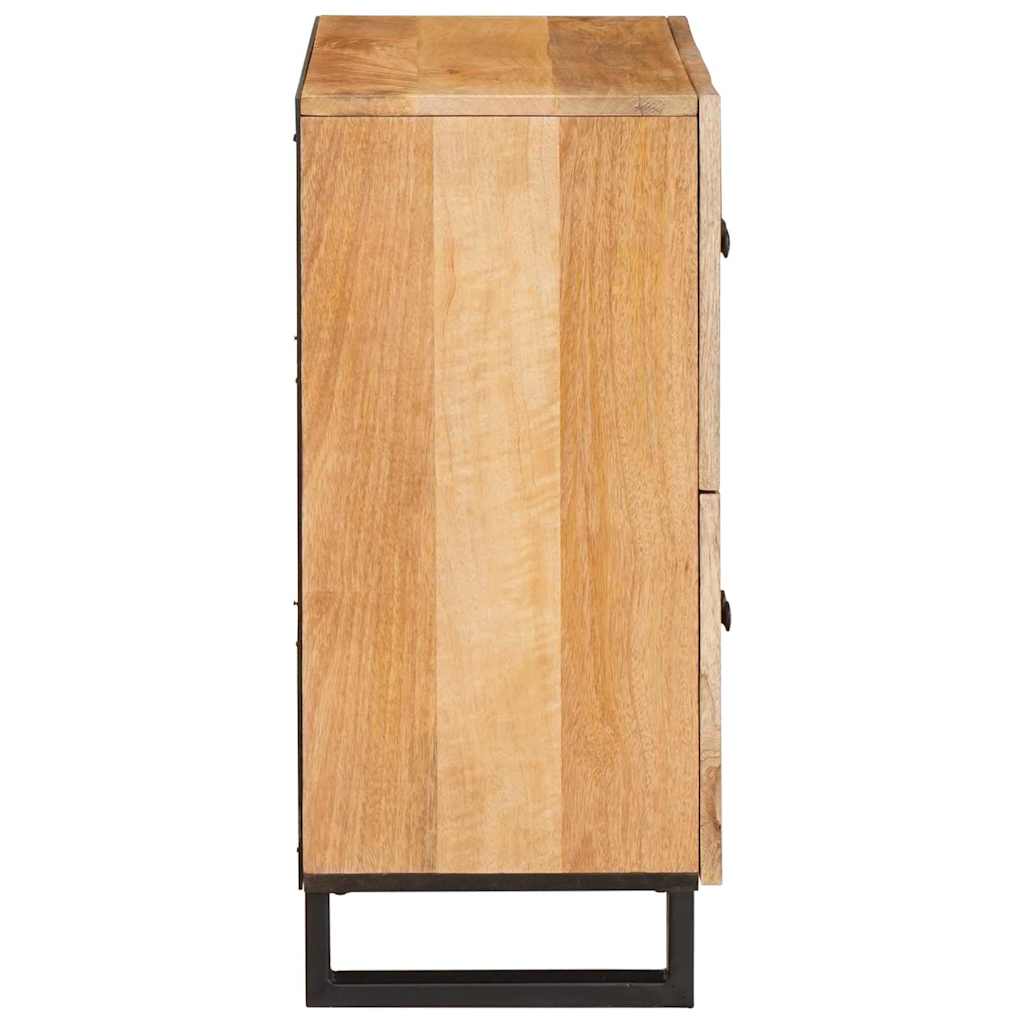 Buffet avec porte Marron 60 x 33 x 75 cm Bois de mangue massif - XIOS