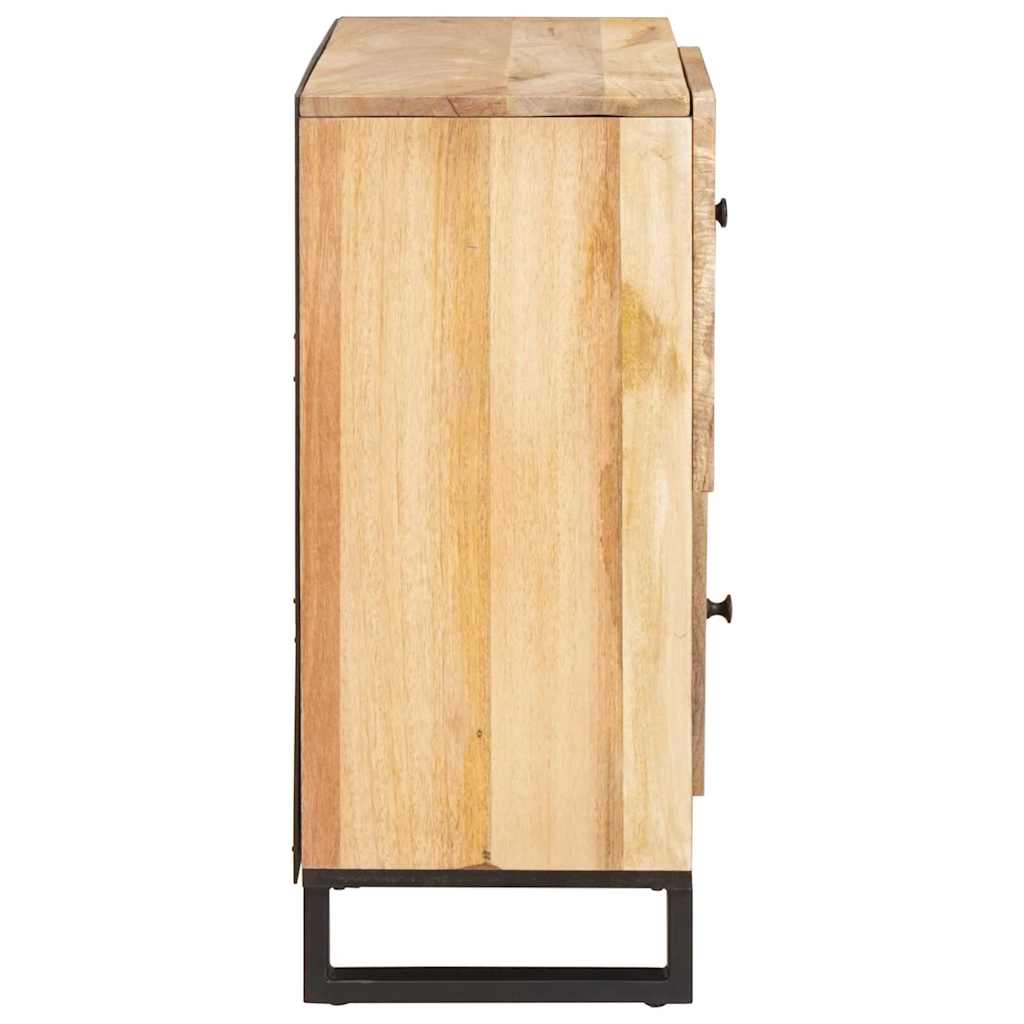 Buffet avec porte Marron 80 x 33 x 75 cm Bois de mangue massif - XIOS