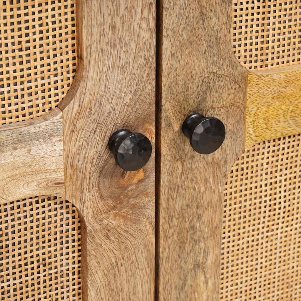 Buffet avec porte Marron 60 x 33 x 100 cm Bois de mangue massif - XIOS