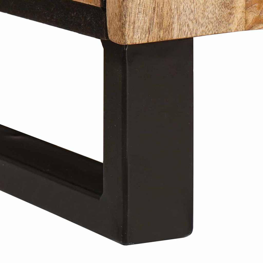 Haut Armoire Marron 90 x 33 x 75 cm Bois de mangue massif - XIOS