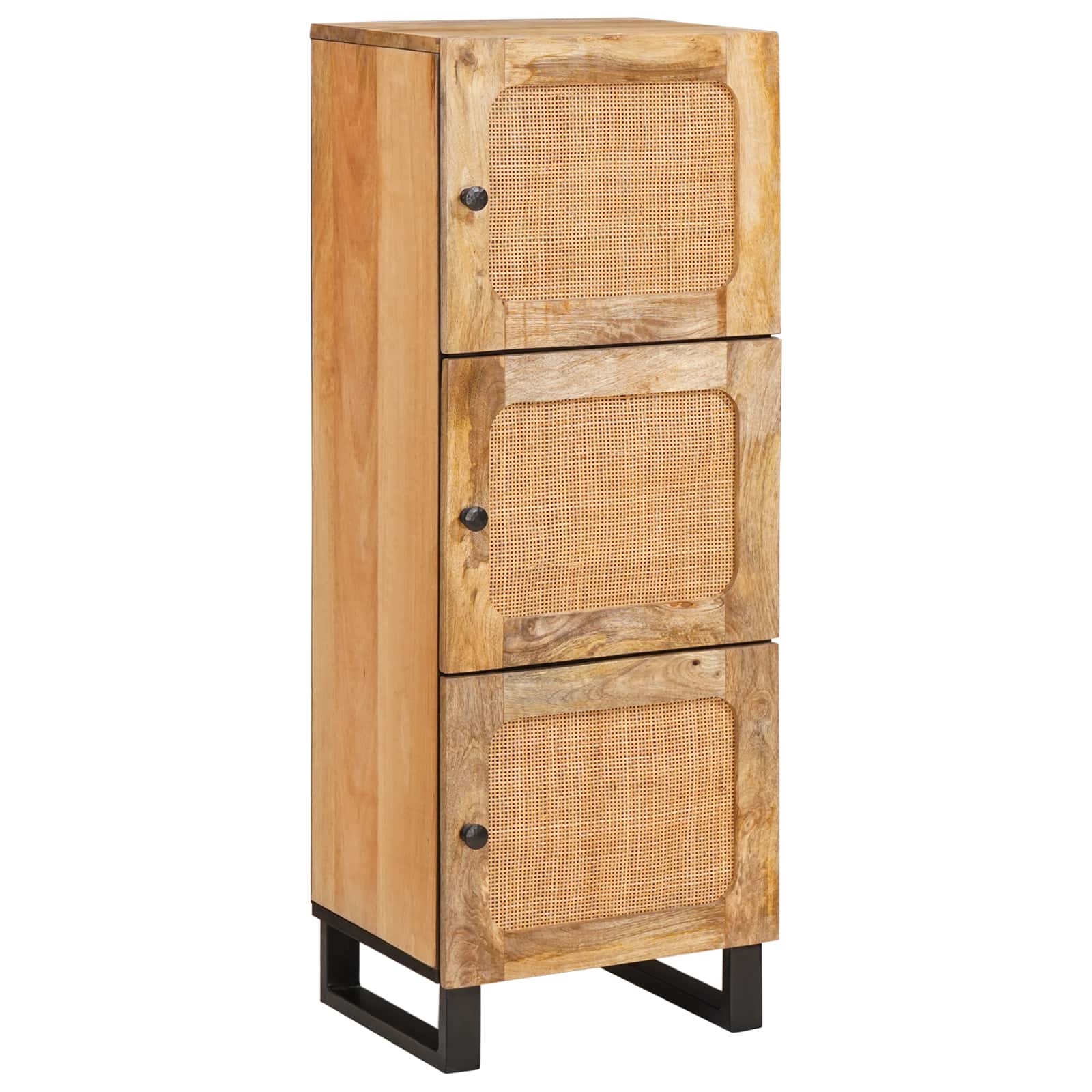Haut Armoire Marron 90 x 33 x 75 cm Bois de mangue massif - XIOS