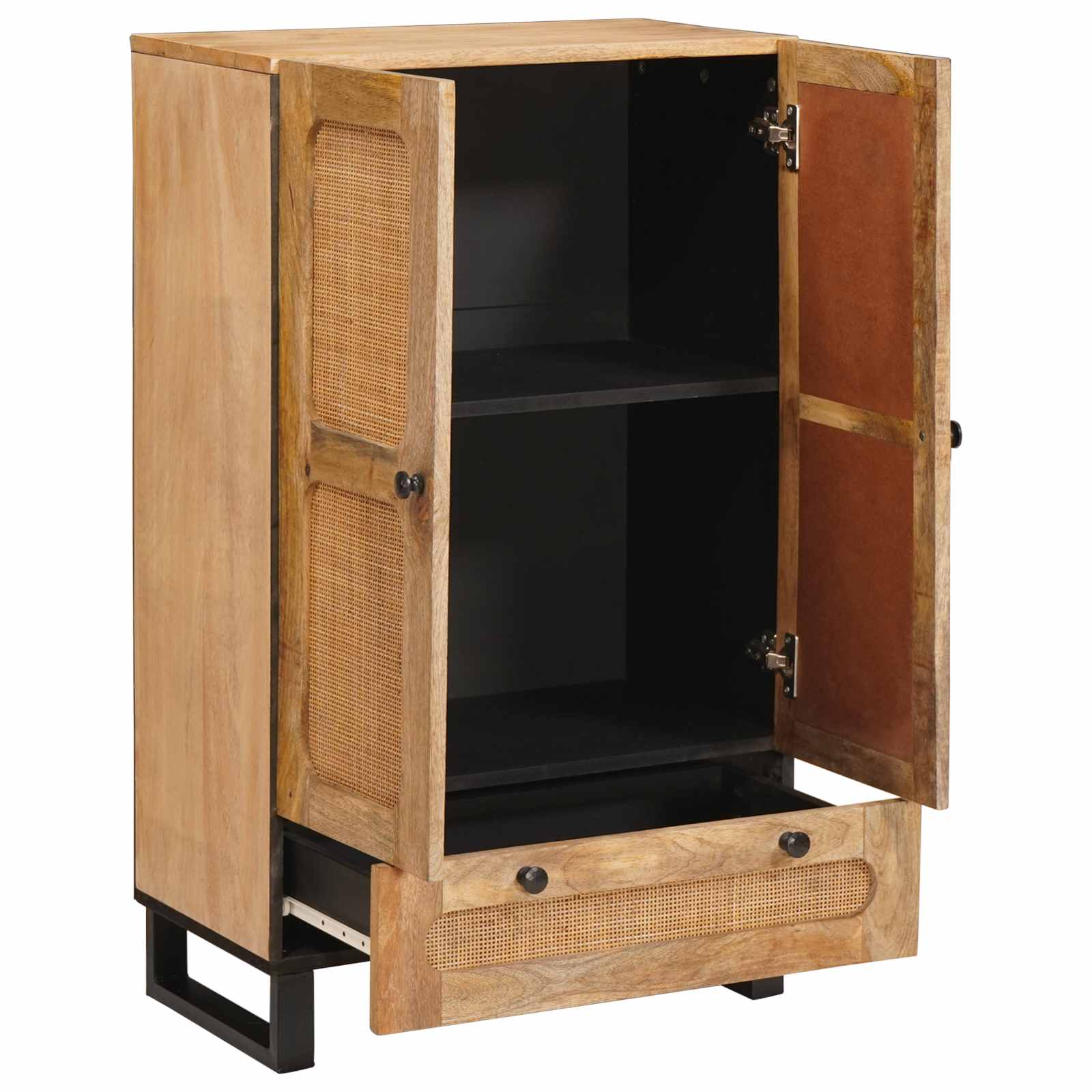 Haut Armoire Marron 40 x 33 x 110 cm Bois de mangue massif - XIOS