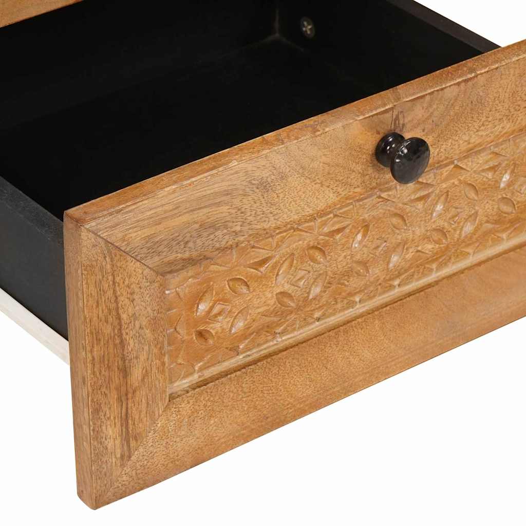 Cabinet de chevet avec tiroir Marron Clair 40 x 33 x 46 cm