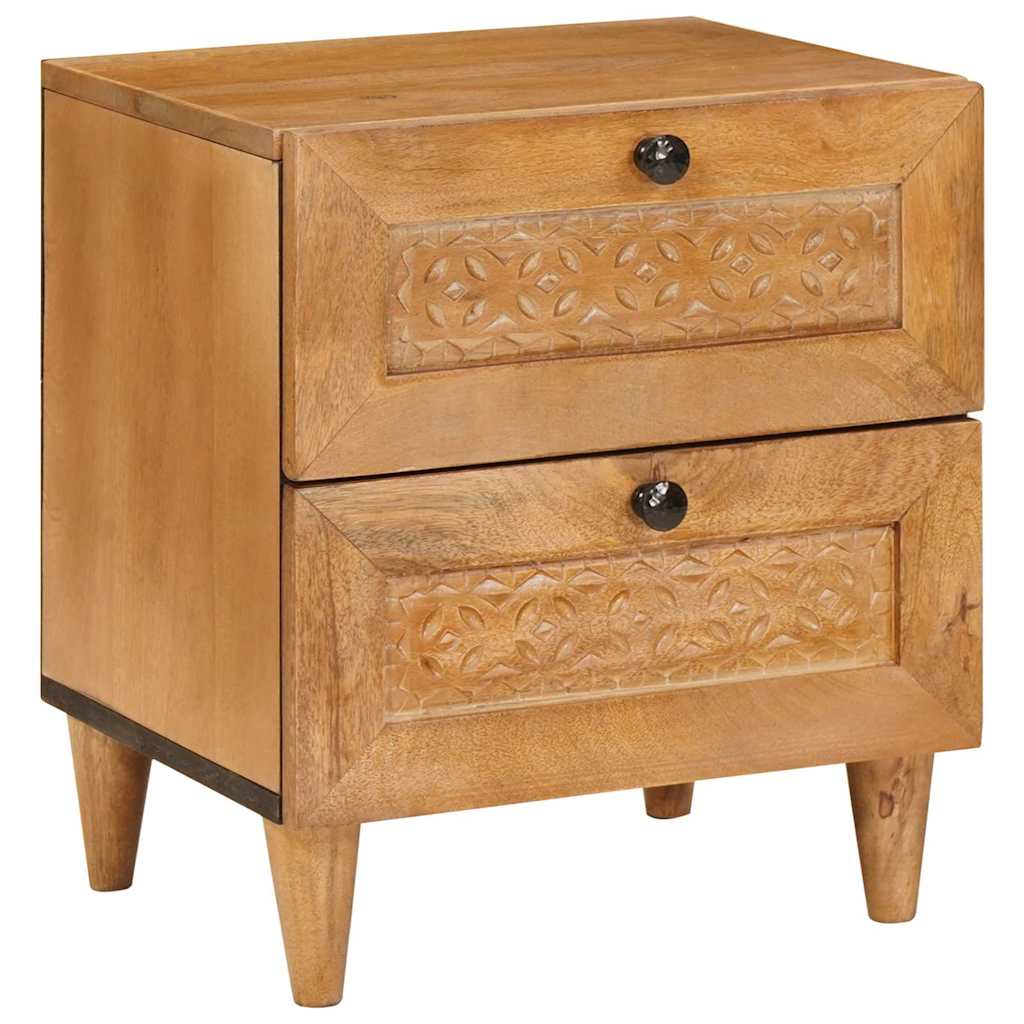 Cabinet de chevet avec tiroir Marron Clair 40 x 33 x 46 cm - XIOS