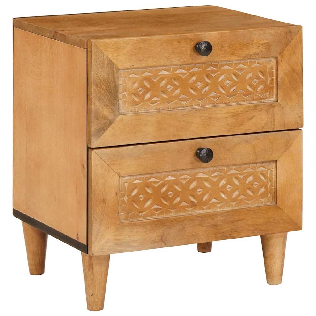 Cabinet de chevet avec tiroir Marron Clair 40 x 33 x 46 cm - XIOS