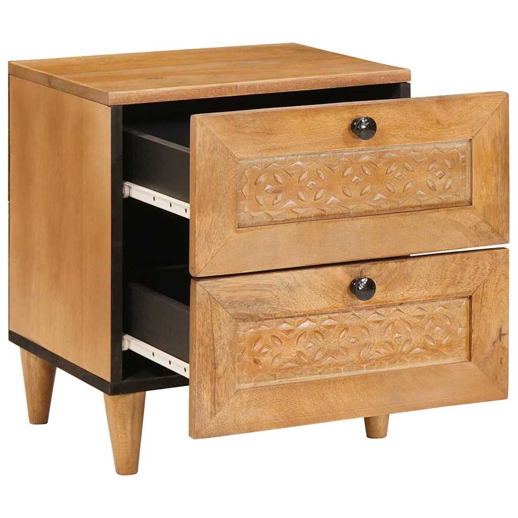 Cabinet de chevet avec tiroir Marron Clair 40 x 33 x 46 cm - XIOS