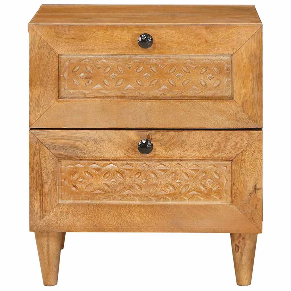 Cabinet de chevet avec tiroir Marron Clair 40 x 33 x 46 cm - XIOS