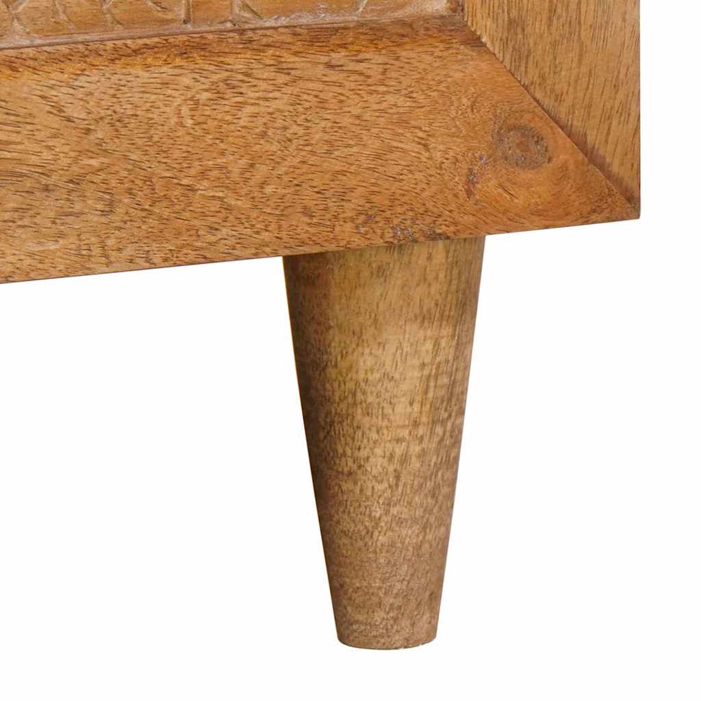 Table basse Marron Clair 80 x 50 x 40 cm Bois d'acacia massif - XIOS