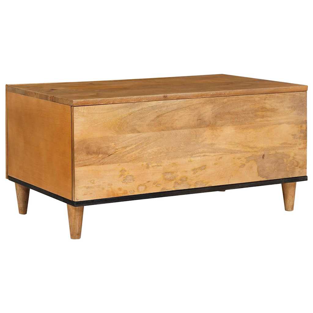 Table basse avec étagère Marron clair 80 x 50 x 40 cm - XIOS