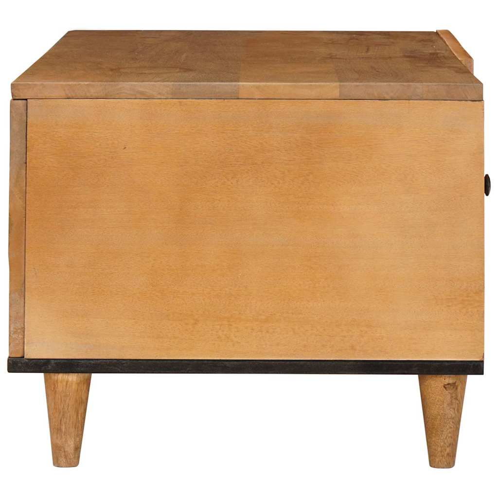 Table basse avec étagère Marron clair 80 x 50 x 40 cm - XIOS