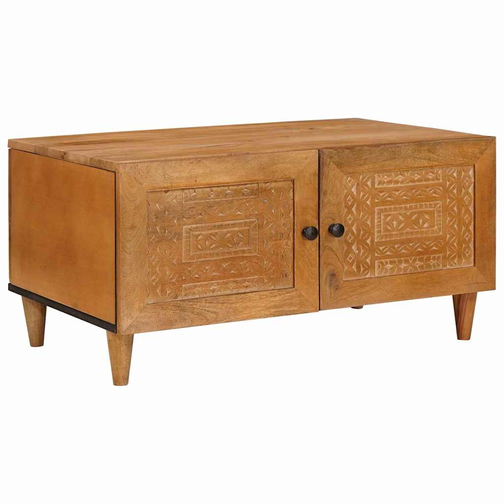 Table basse avec stockage Marron clair 80 x 50 x 40 cm - XIOS