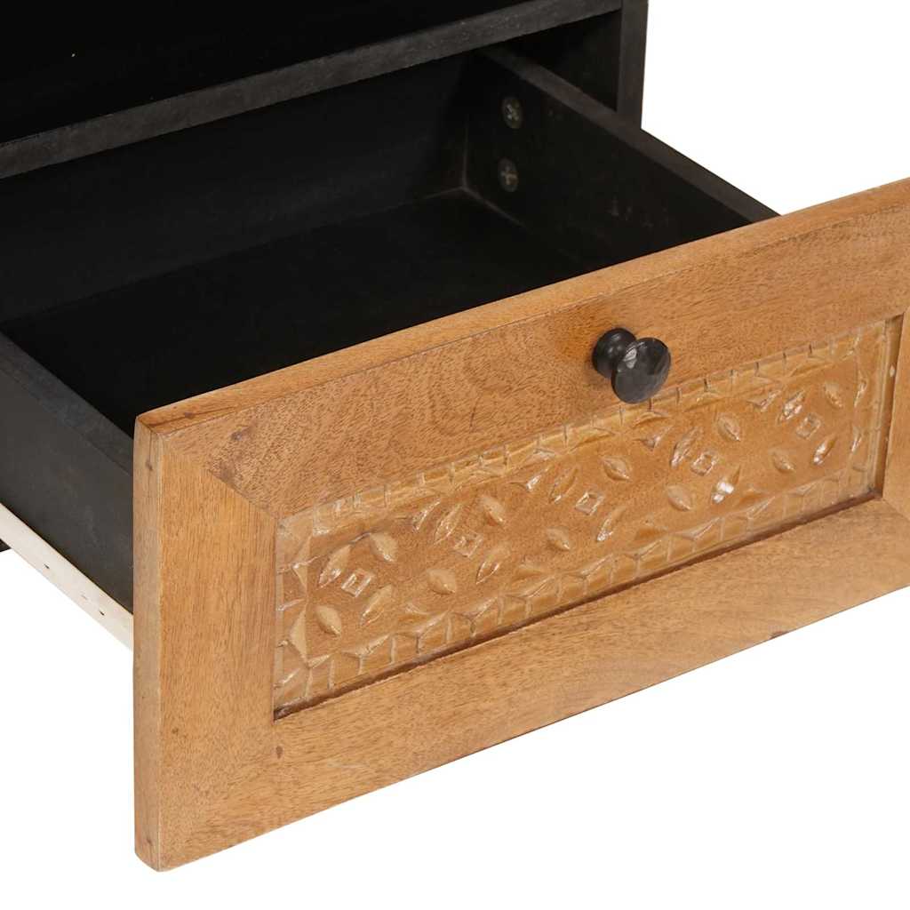 Table de chevet avec tiroir 2 pcs Marron clair 40 x 33 x 46 cm - XIOS