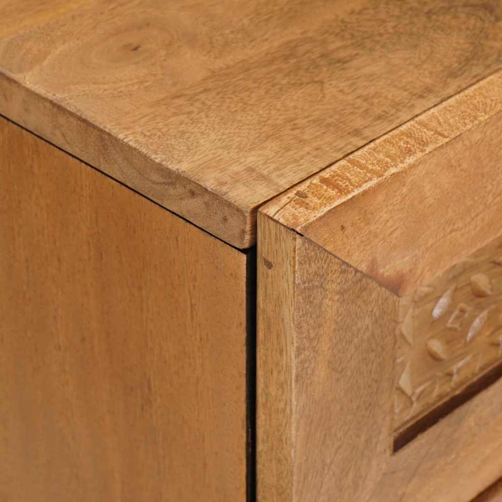 Table de chevet avec tiroir Marron clair 50 x 33 x 60 cm - XIOS