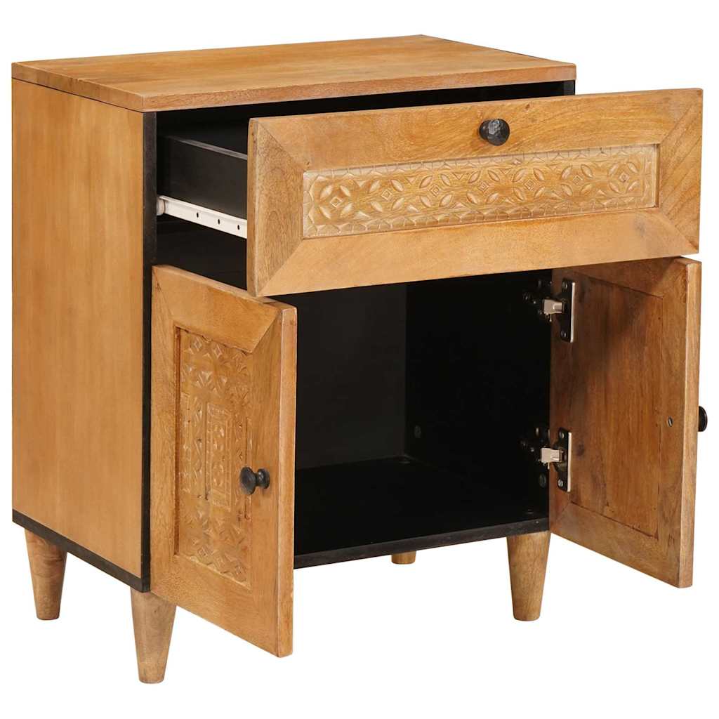 Cabinet de chevet avec tiroir Marron Clair 50 x 33 x 60 cm - XIOS